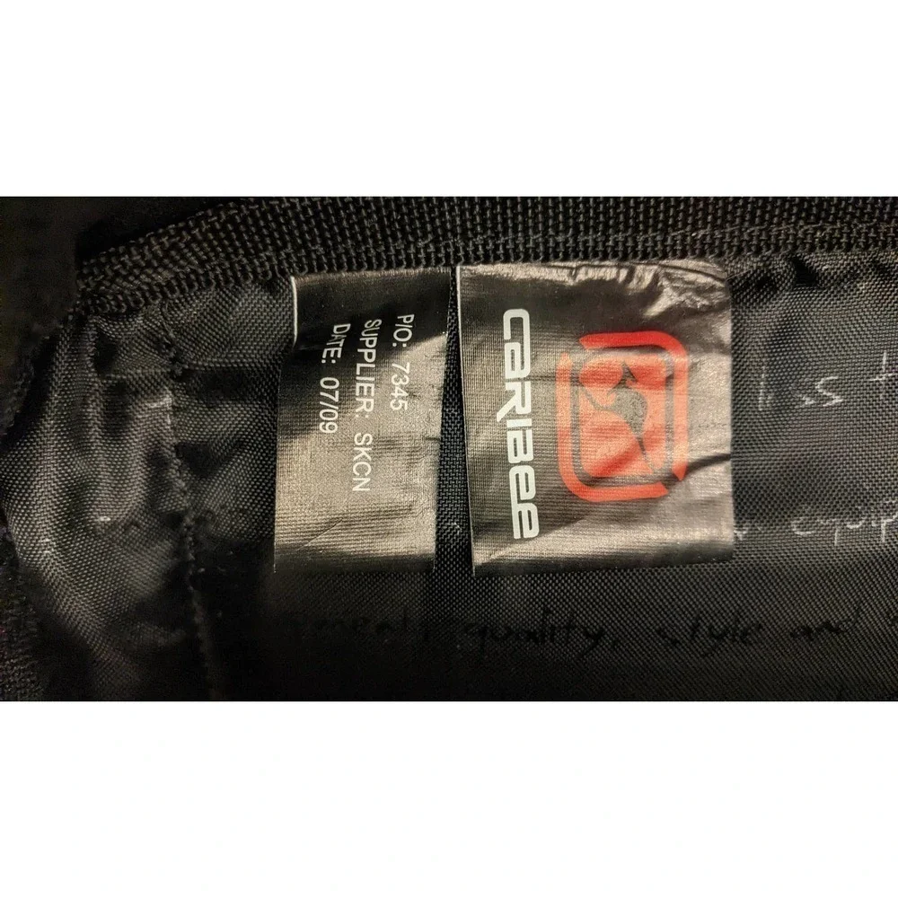 Caribee Compact Travel Waist Pack, Moonlite, Black, 90s, Vintage, Hiking
